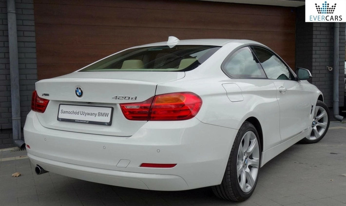 BMW Seria 4 cena 82900 przebieg: 121000, rok produkcji 2014 z Lubawa małe 436